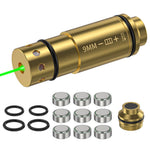 VPDOT 9mm x18 green laser training cartridge with batteries and O-rings dry fire