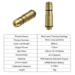VPDOT 9mm red laser cartridge dual O-ring trigger switch dry fire training no ammo