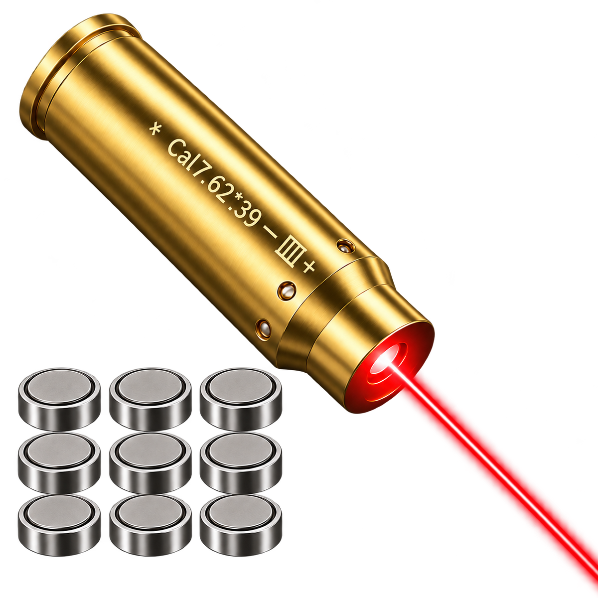 VPDOT 7.62x39 Laser Bore Sight | Chamber Bore Sighting Tool | Pre-Zero Alignment
