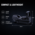 VPDOT D200X compact lightweight reflex sight for fast handling