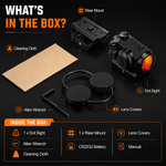 VPDOT D202X compact lightweight red dot sight, fits 20mm standard rail