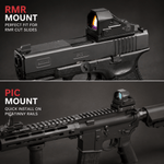 VPDOT D300X RMR and Picatinny dual mount compatibility