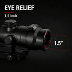 VPDOT P432X prism scope with 1.5 inch eye relief
