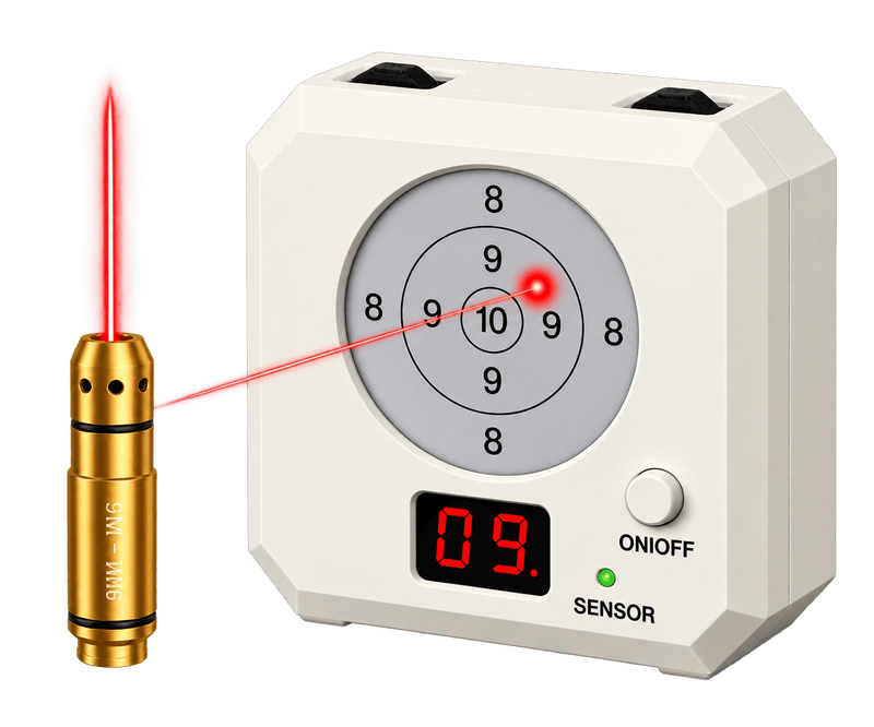 VPDOT 3-Ring Laser Shooting Target | Dry Fire Voice Feedback