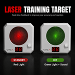 VPDOT Smart Target real-time red standby light, green hit light and sound feedback