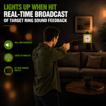 VPDOT 7 Ring laser target lights up on hit with real-time sound feedback