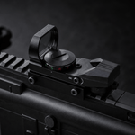 VPDOT D200X reflex sight mounted on rifle, ready to shoot