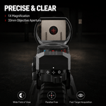 VPDOT D200X precise clear glass reflex sight for accurate aiming