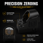 VPDOT D301X windage and elevation adjustment for precision zeroing