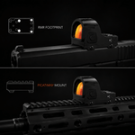 VPDOT D301X RMR footprint with Picatinny rail mounting compatibility