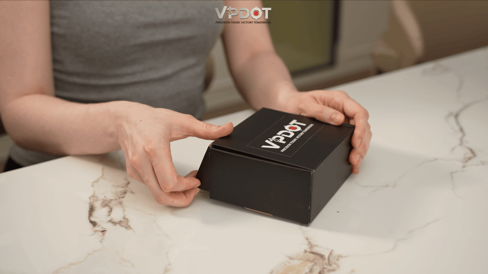 VPDOT 3-Ring Laser Shooting Target with Scoring Display & Voice Feedback，Rechargeable Dry Fire Target for 9mm Laser Cartridge Training, Indoor