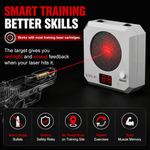 VPDOT Smart Target works with laser training cartridges, red light and sound feedback