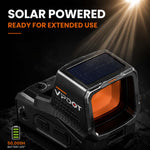 VPDOT D507X solar powered reflex sight for extended battery life