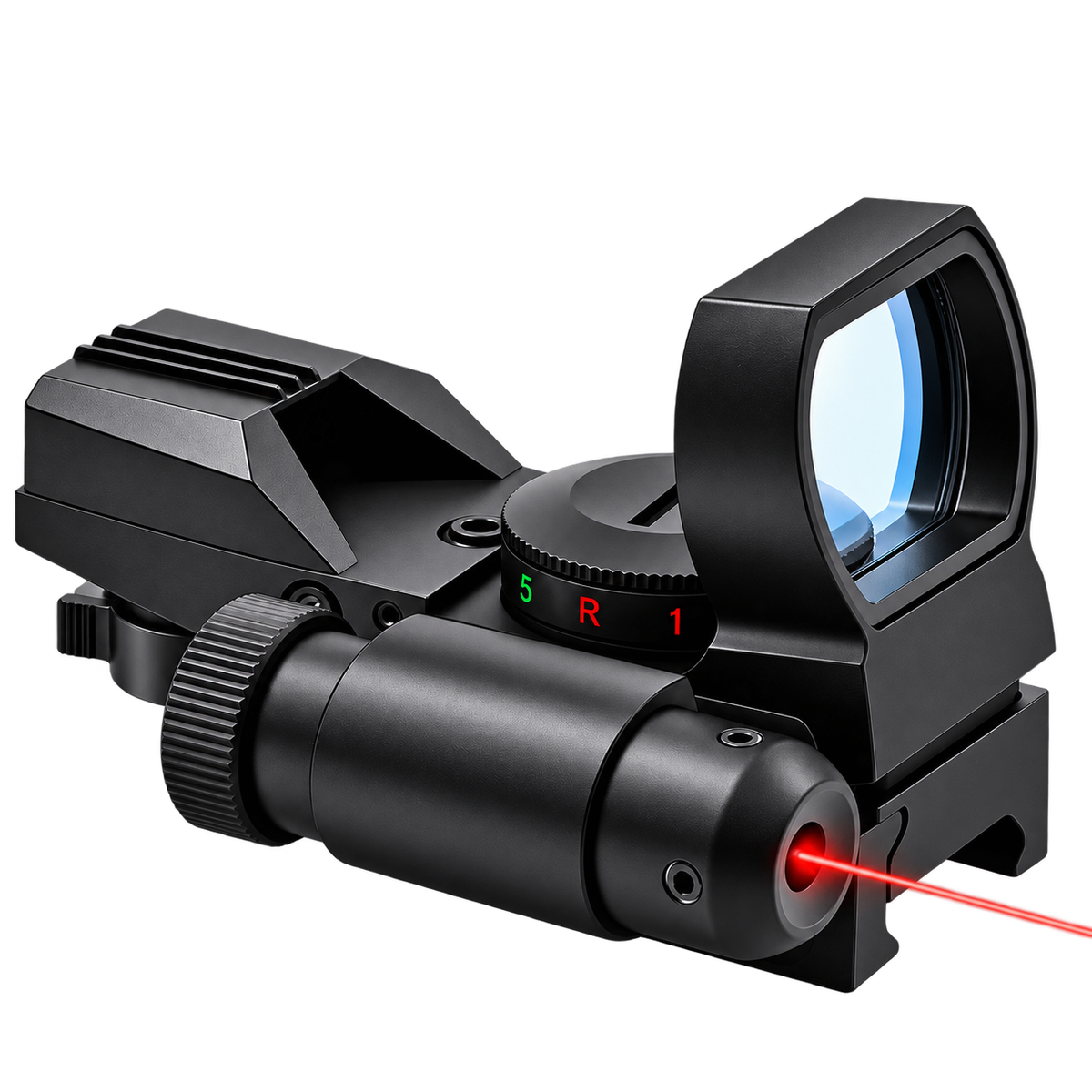 VPDOT D103X Red Dot Sight with Laser | Rifle Laser Combo | Picatinny