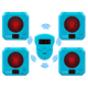 VPDOT Bluetooth Laser Shooting Targets | Dry Fire Wireless Set