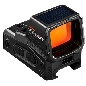 VPDOT D507X Solar Red Dot Sight | 2 MOA | Dual Power Failsafe | RMS/RMSC | Pistol & Rifle