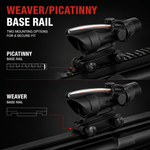 VPDOT P432X Weaver and Picatinny base rail mount