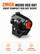 1x20mm 2 MOA Red Dot Sight - Motion-Activated Reflex Optic w/ Absolute Co-Witness Riser & Low Profile Mount for AR-15, Rifle, Shotgun | IPX7 Shockproof, 40,000-Hr Runtime