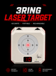 VPDOT 3-Ring Laser Shooting Target with Scoring Display & Voice Feedback，Rechargeable Dry Fire Target for 9mm Laser Cartridge Training, Indoor