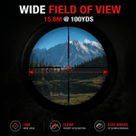 VPDOT P432X wide field of view glass etched reticle up to 100 yards