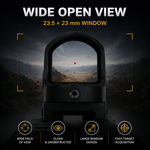 VPDOT D301X wide open field of view reflex sight