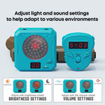 VPDOT Bluetooth laser shooting target adjustable brightness volume settings dry fire