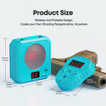 VPDOT Bluetooth wireless laser shooting target portable compact home shooting range setup