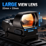 VPDOT D104X Rechargeable Red Dot Sight | USB-C Reflex | Picatinny