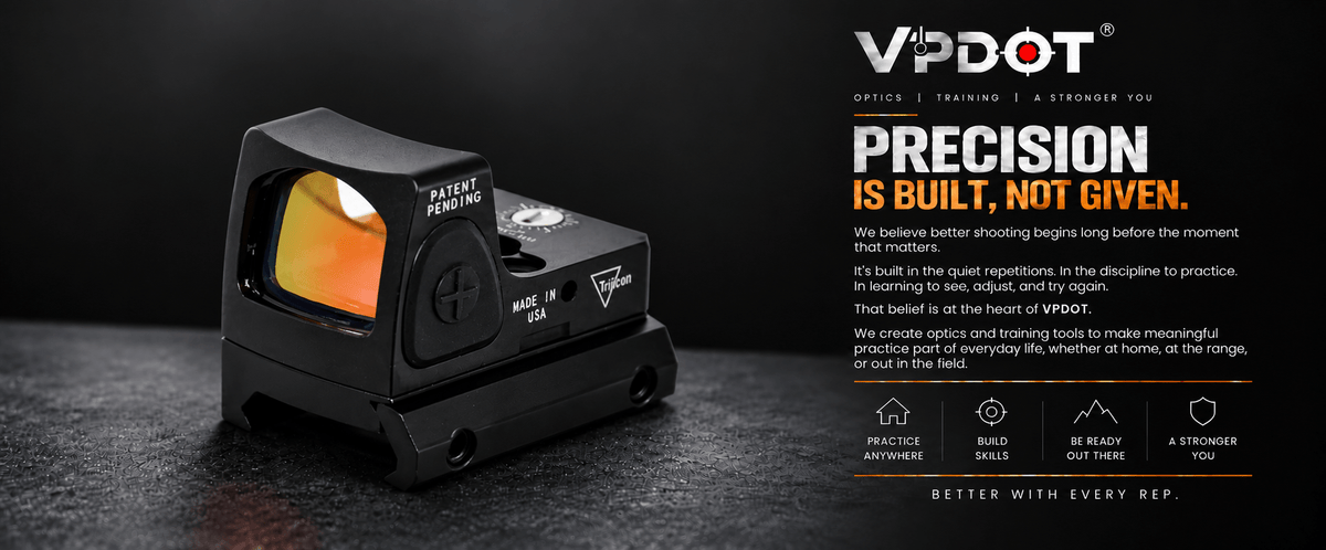 VPDOT D402X Reflex Sight | 2 MOA Single Red Dot | Picatinny