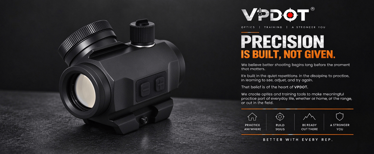 VPDOT D201X Micro Red Dot Sight | Shake Awake | Riser Mount