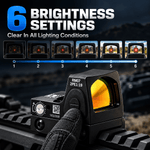 VPDOT D402X Reflex Sight | 2 MOA Single Red Dot | Picatinny