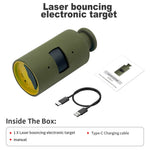 VPDOT laser bouncing electronic target package contents Type-C charging cable manual