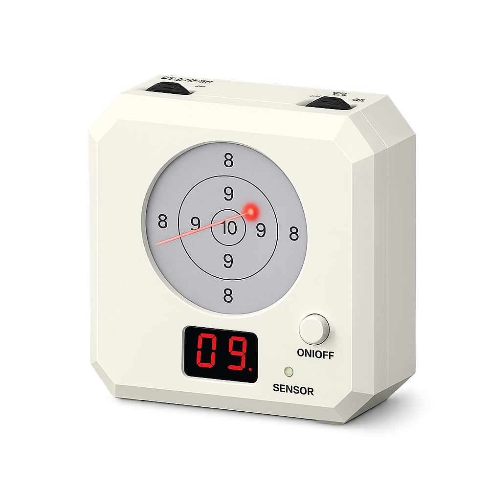 VPDOT 3 Ring laser target with digital hit counter and 10-ring scoring