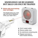 VPDOT laser training target works with most laser cartridges — no ammo required