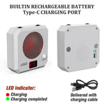 VPDOT laser target built-in rechargeable battery with Type-C charging port