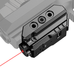 VPDOT VP3 laser dot sight mounted on pistol picatinny rail red laser beam