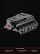 VPDOT VP1 Low Profile Laser Dot Sight — Red & Green | Picatinny Rail