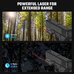 VPDOT VP3 powerful red laser dot sight extended range outdoor day and night shooting
