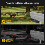 VPDOT VP2 powerful red laser sight 2000m day range outdoor shooting training
