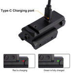VPDOT VP2 laser sight Type-C charging port red charging green fully charged indicator